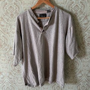 Outdoor Exchange Grey T Shirt Size L 100% Cotton